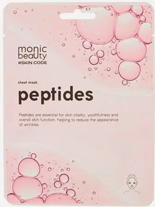 MONIC BEAUTY Skin Code Тканевая маска для лица Пептиды 25мл ГОДЕН ДО 06.2028