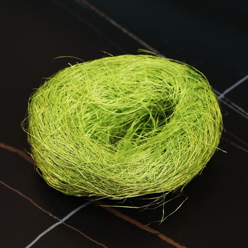 Гнездо, крашеная солома, 10 см, микс цветов - Пижон фото 2