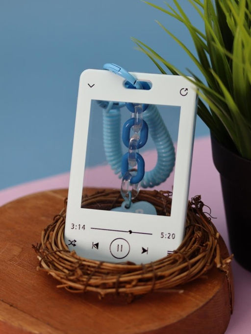 Футляр для карт с брелоком ПО ПЛАНУ. "Forever song", white