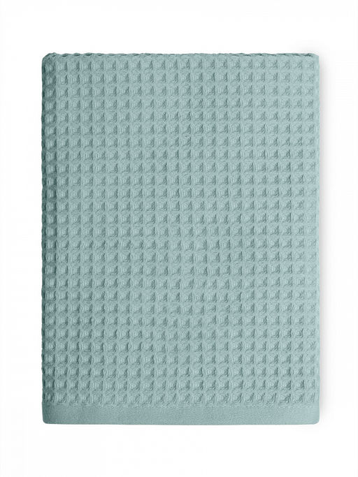 Полотенце для тела 70x140 голубой вафельное полотно