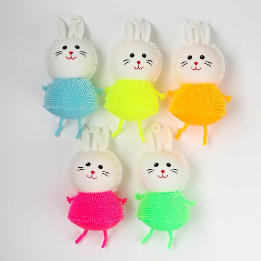 Цена за 12 шт. Антистресс сквиш мялка «Зайка», цвета МИКС, в шоубоксе