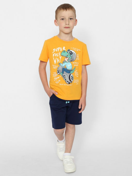 CRB wear/CWKB 63389-29 Футболка для мальчика,оранжевый/Ex.Cherubino  фото 2