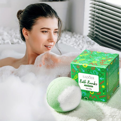 SADOER Бомбочка для ванны ароматическая с авокадо, 100гр