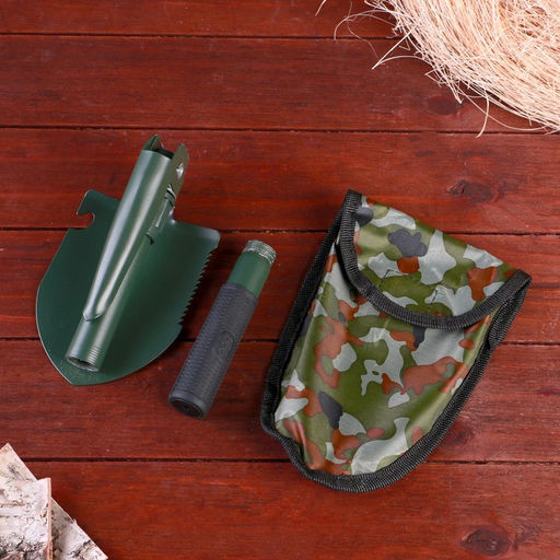 Лопата складная «Егерь» 4в1 в чехле, 41 см, оливковая