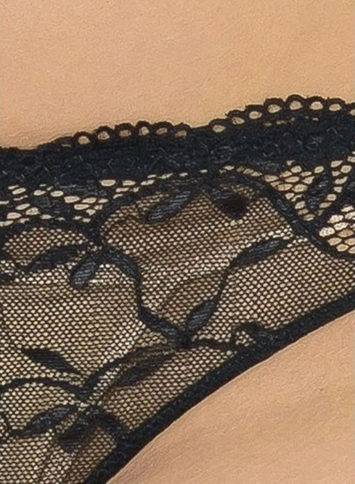 Lormar Трусы Class (string-perizoma) - nero  фото 3