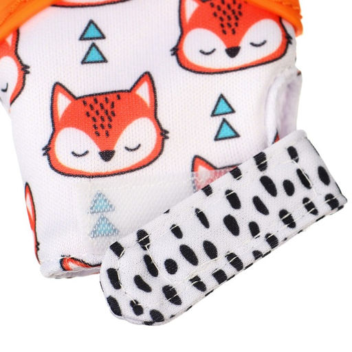 Прорезыватель-рукавичка Крошка Я «Лисичка», от 3 мес.