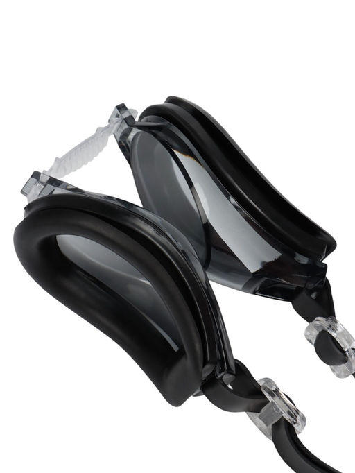 Очки для плавания ONLYTOP, беруши, чёрные, цвет переносицы МИКС