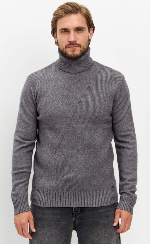 Водолазка F421-1528 grey melange - Fine joyce фото 8