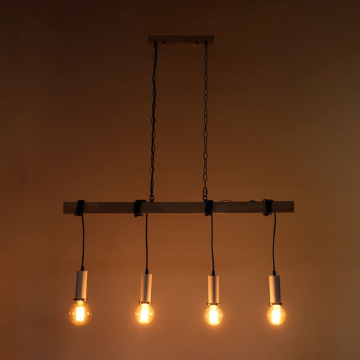 Люстра «Дрога» 4хЕ27 40 Вт 80×7×15-200 см