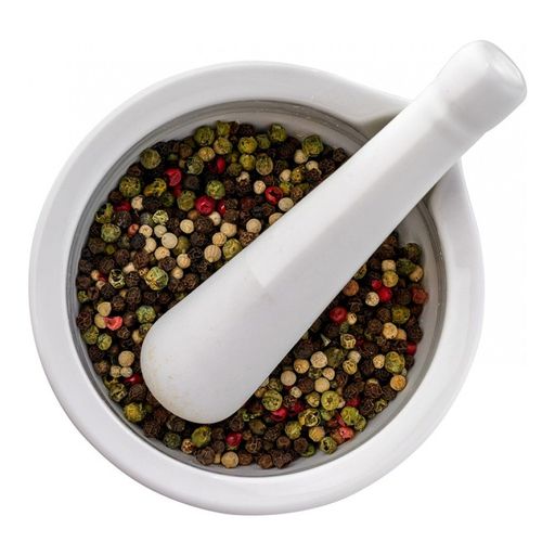 Ступка с пестиком Walmer Classic, 12 см, цвет белый  фото 4