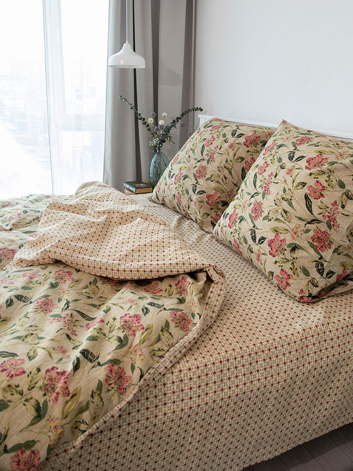 Комплект постельного белья 1,5-спальный зелёный бязь