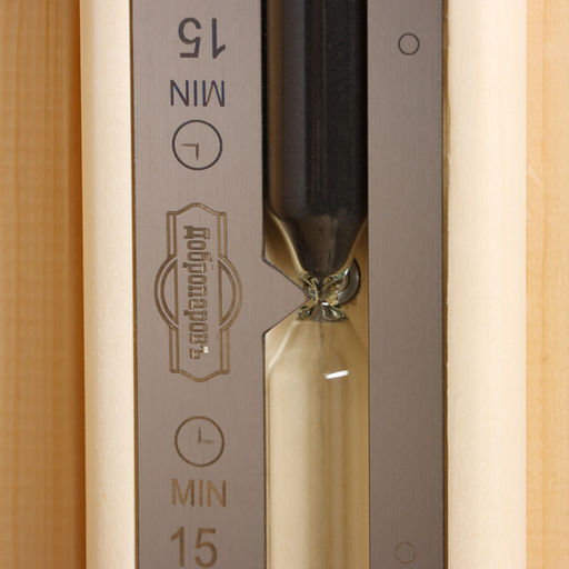 Часы песочные для бани 30×7×3V-H009-2, дерево, металл