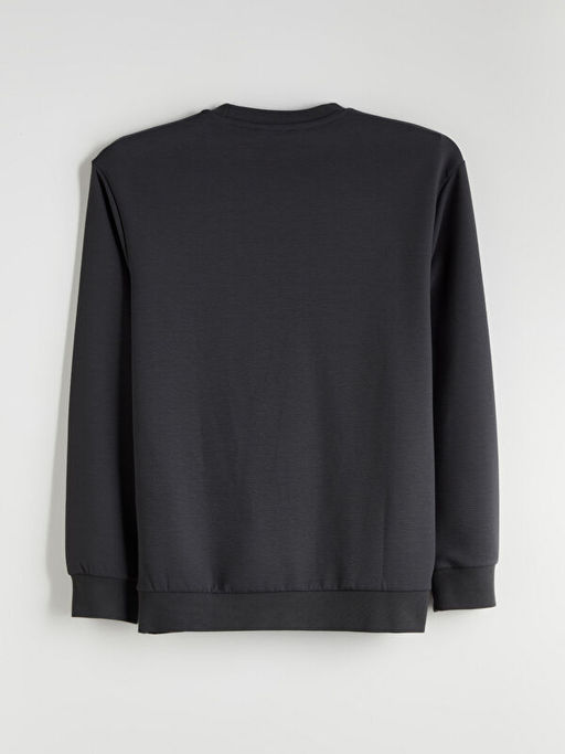 Bisiklet Yaka Erkek Sweatshirt