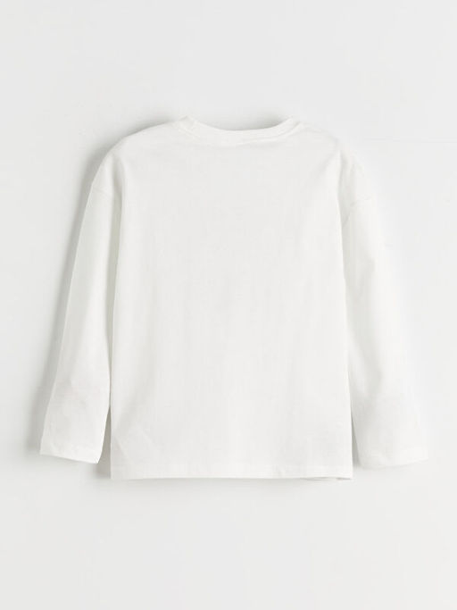 Bisiklet Yaka Bask?l? Erkek ?ocuk Ti??rt 2li