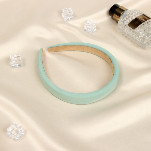 Цена за 2 шт. Ободок для волос «Жаннет», галант, 2 см, зелёный