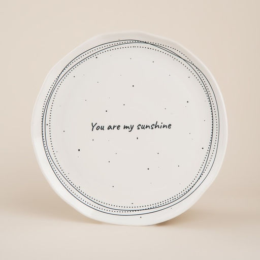 Тарелки SL Home Милый дом, d=27 см, набор 2 шт., фарфор, белые