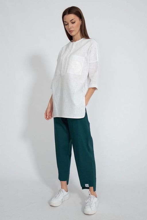 Льняная рубашка 4081 - Kivviwear фото 2