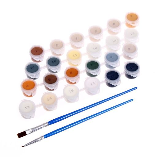 Картина по номерам на холсте Щенок с мячом, 40 30 см - Школа талантов фото 4