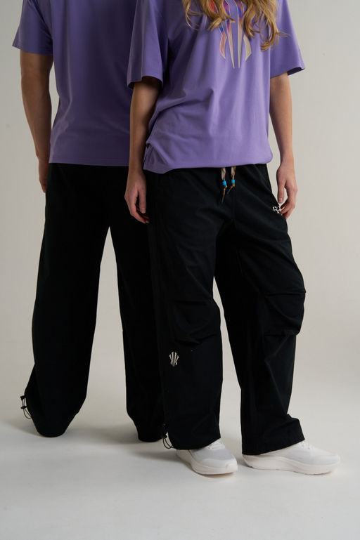 Брюки текстильные Черный KAI Woven Casual Pants - Anta фото 3
