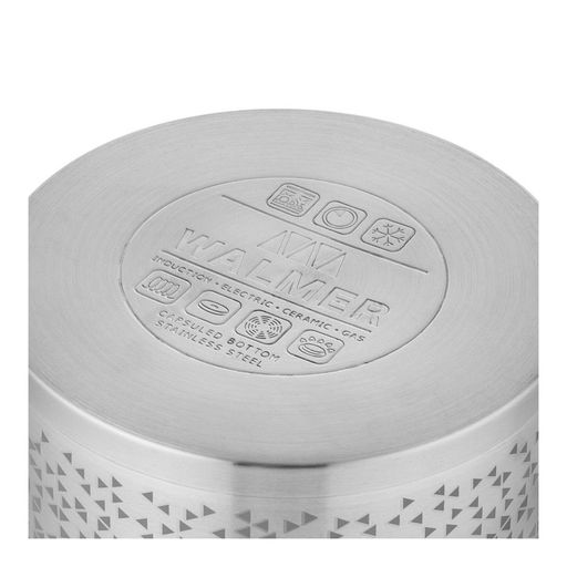 Кастрюля с крышкой Walmer Pixel, 4.5 л, цвет хром  фото 4