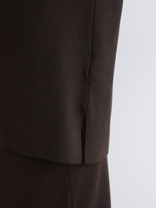 Yar?m Bal?k?? Yaka Kad?n Triko Kazak