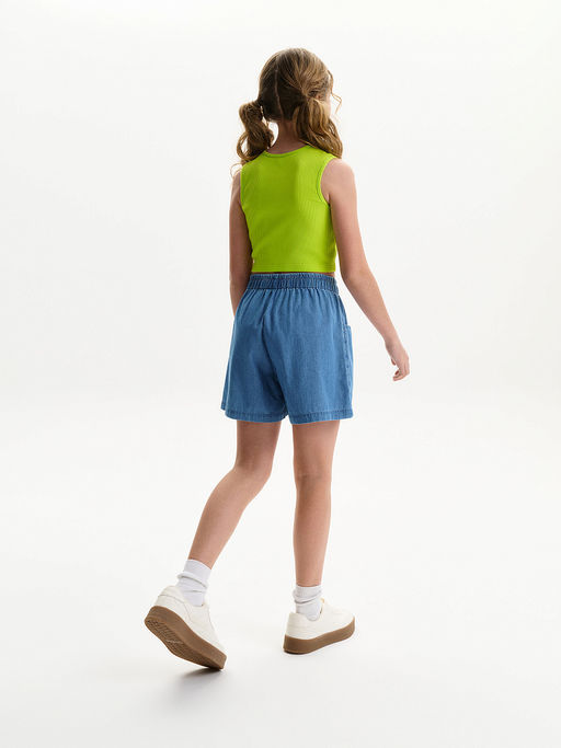 PELICAN, шорты для девочек, Джинс фото 4