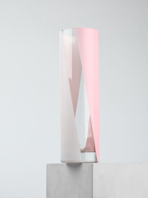 Ваза для цветов стекло «Джессика» для цветов, прямая, 27 см.