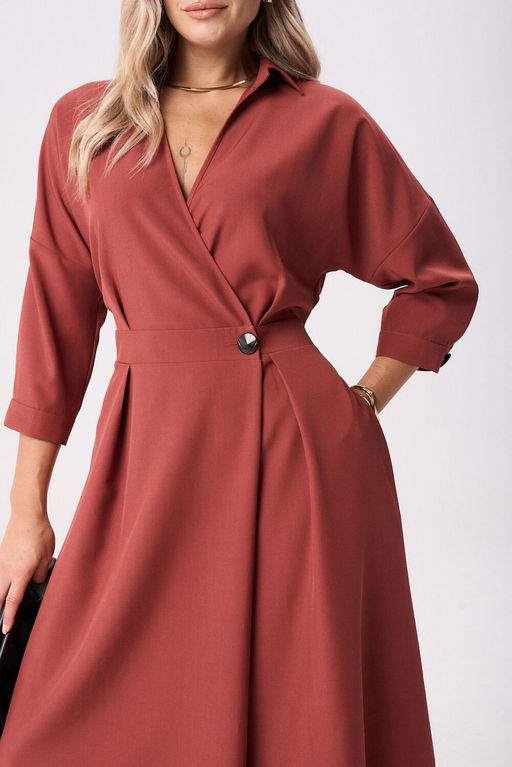 Платье Anastasia 1229.2 клюква