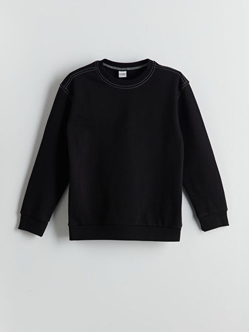 Bisiklet Yaka Erkek ?ocuk Sweatshirt