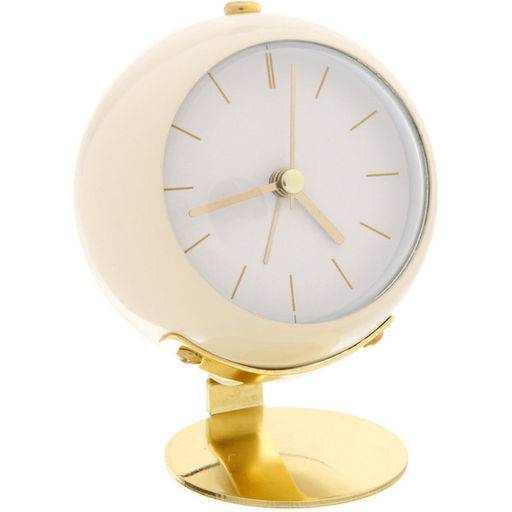 Будильник "ALICE" 8,5*5см сливочный
