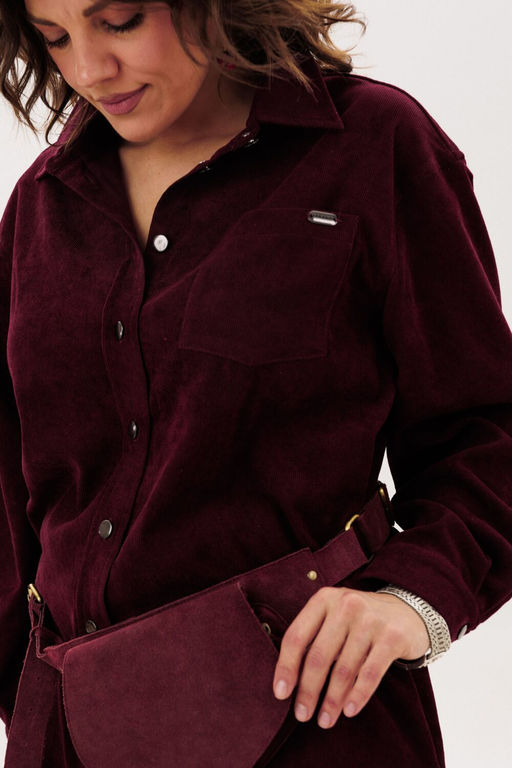 Рубашка ANELLI 1819 вишня фото 5