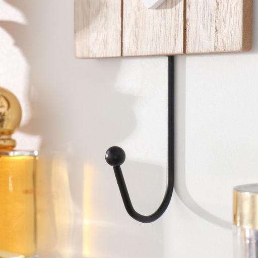 Настенный крючок декоративный Дом. Сердце, дерево, 13?0.8?23 см