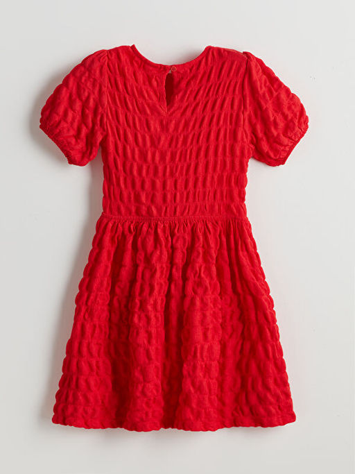 Bisiklet Yaka K?z ?ocuk Elbise