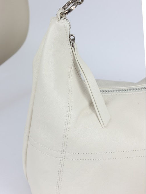Сумка женская натуральная кожа GU 163-8559, 1отд+карм/пер, плечевой ремень, молочный SALE 264284 - Adelia фото 4