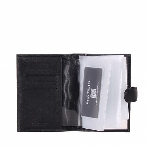 Обложка на документы 20917 black Pratero