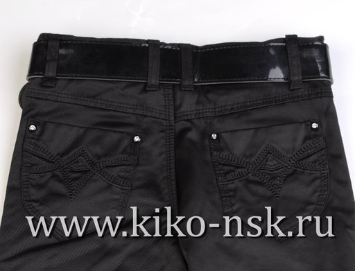 2834Y-7 Брюки школьные для девочки на флисе KANDY - Kiko фото 6