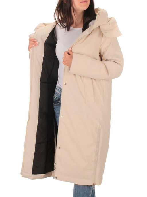 22377 BEIGE Пальто зимнее женское облегченное (150 гр. холлофайбера) - Fashion фото 7