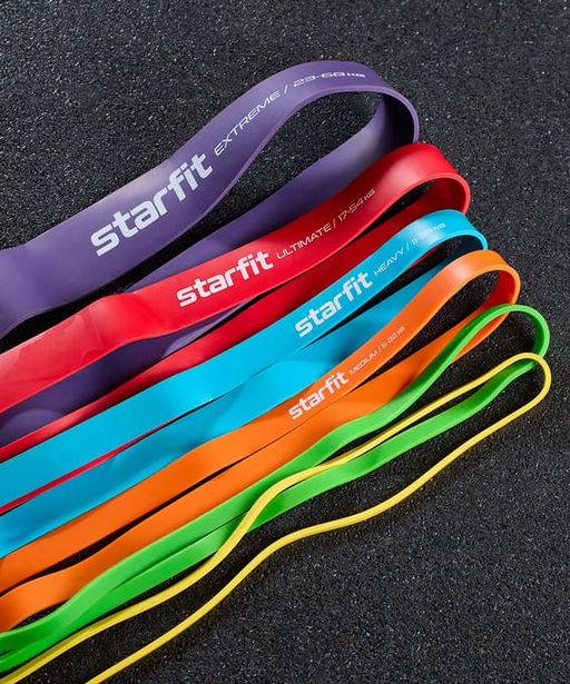 Эспандер ленточный для кросс-тренинга STARFIT ES-803 2-15 кг, 208х1,3 см, зеленый - Jogel фото 5