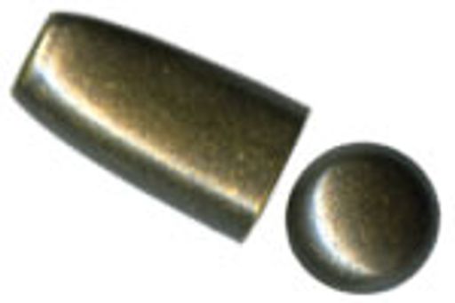 Концевик пластик Micron DB 4400 d 3 мм в пакете 72 шт №03 прозрачный