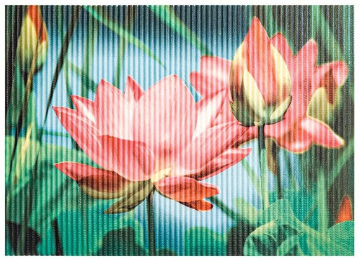 Коврик "Лотос" 67х45 см напольный из вспененного ПВХ (фотопечать) 6824-mix