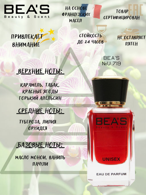 Парфюм Beas 50 ml U 719  unisex  фото 2