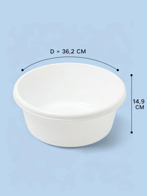 Таз 11л круглый (ассорти)