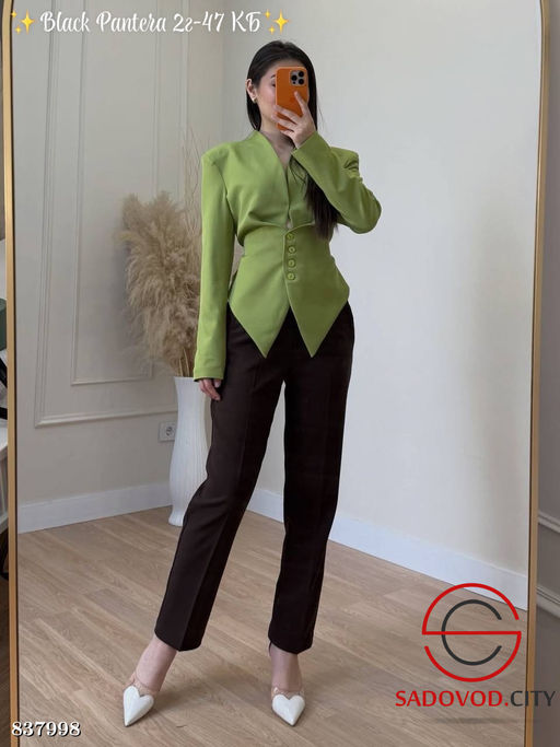 Пиджак женский однотонный - Bruno фото 4