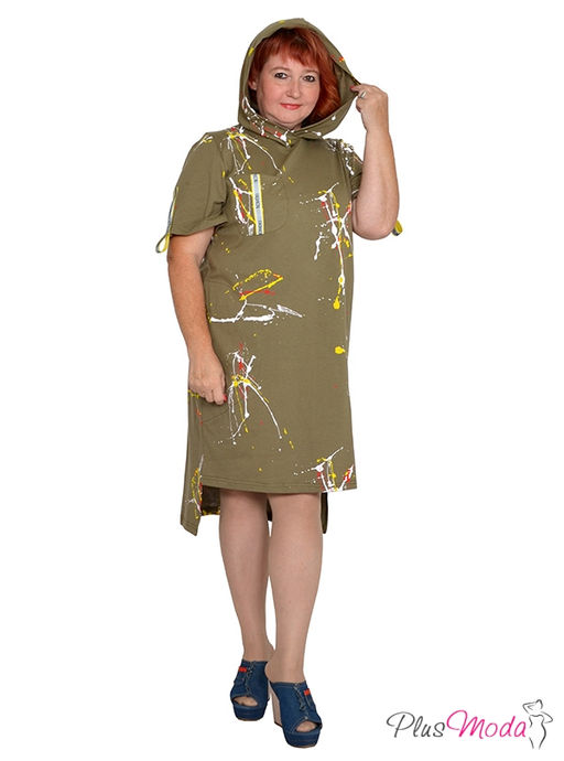 Платье Модель №1328 размеры 44-84 - Plusmoda фото 4