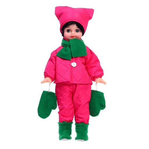 Кукла «Девочка» дидактическое пособие + набор одежды, МИКС