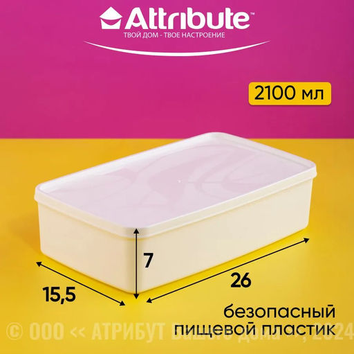 Контейнер для заморозки ALASKA 2.1л белый