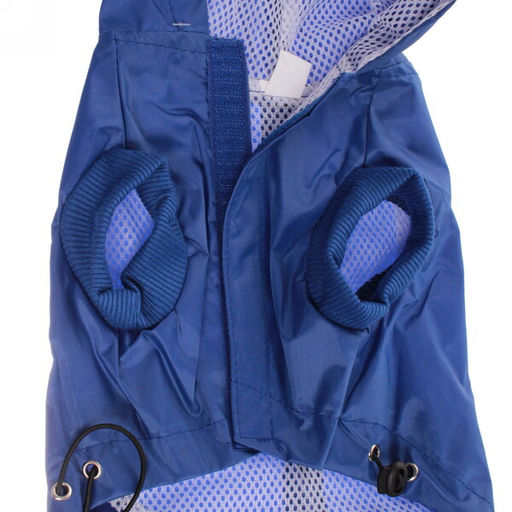 Дождевик-плащ для собаки "Молния" с капюшоном, размер L(34*50*31см)