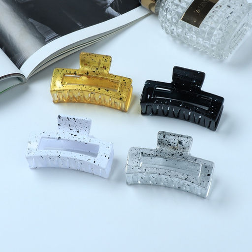 Цена за 12 шт. Крабик для волос «Пелагея», прямой, 6.5 см, МИКС