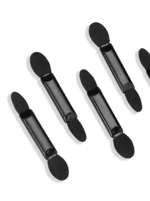 Kristaller Набор двусторонних аппликаторов для макияжа, черный, 10 шт.