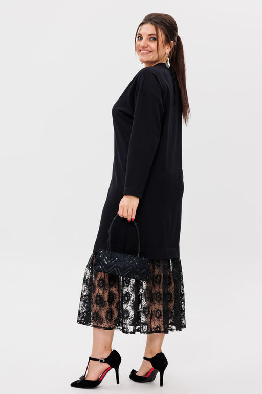 Платье ANELLI 1739 ажурная ночь